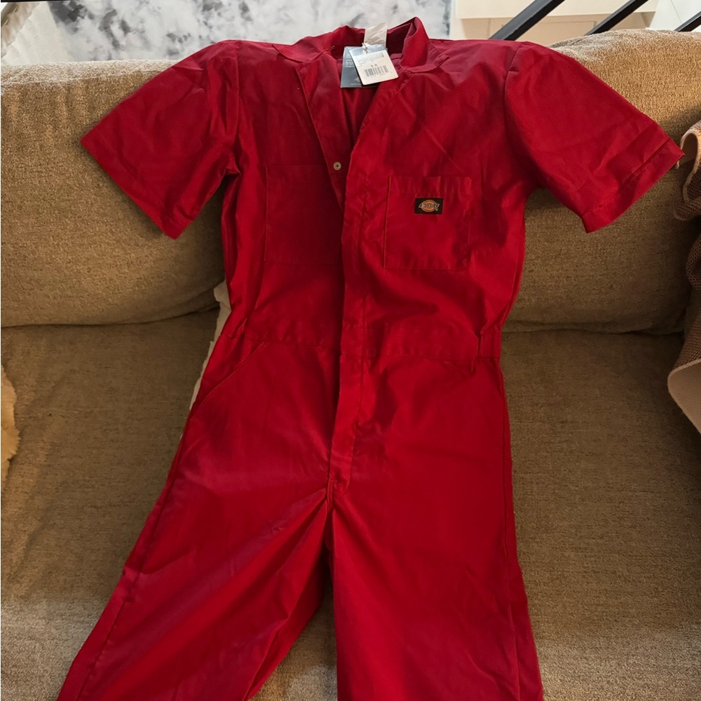 Dickies Bold Red Coveralls